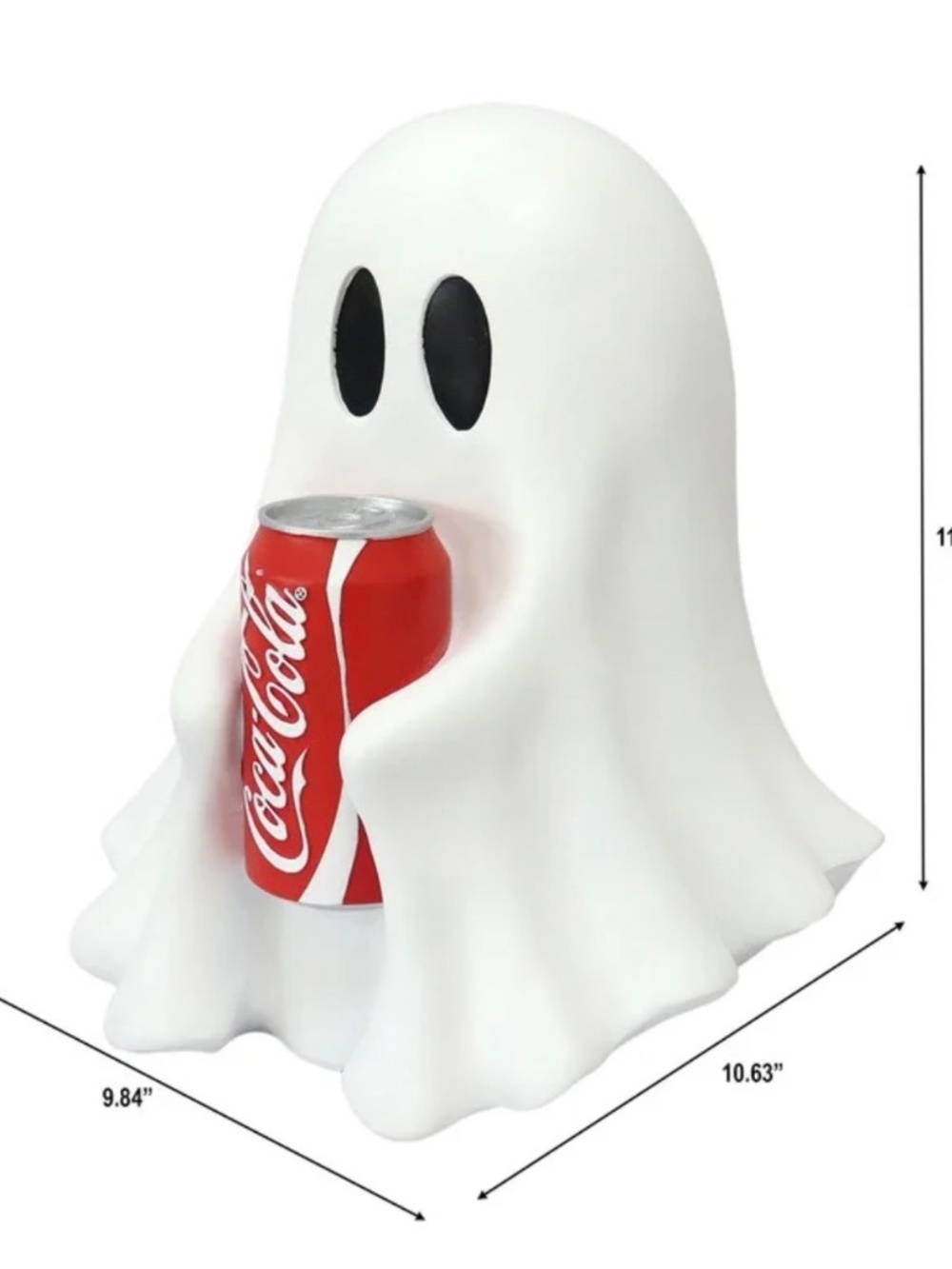 2026 Brand New TikTok Viral Ghost Holding Coke Can - Picture 3 of 6